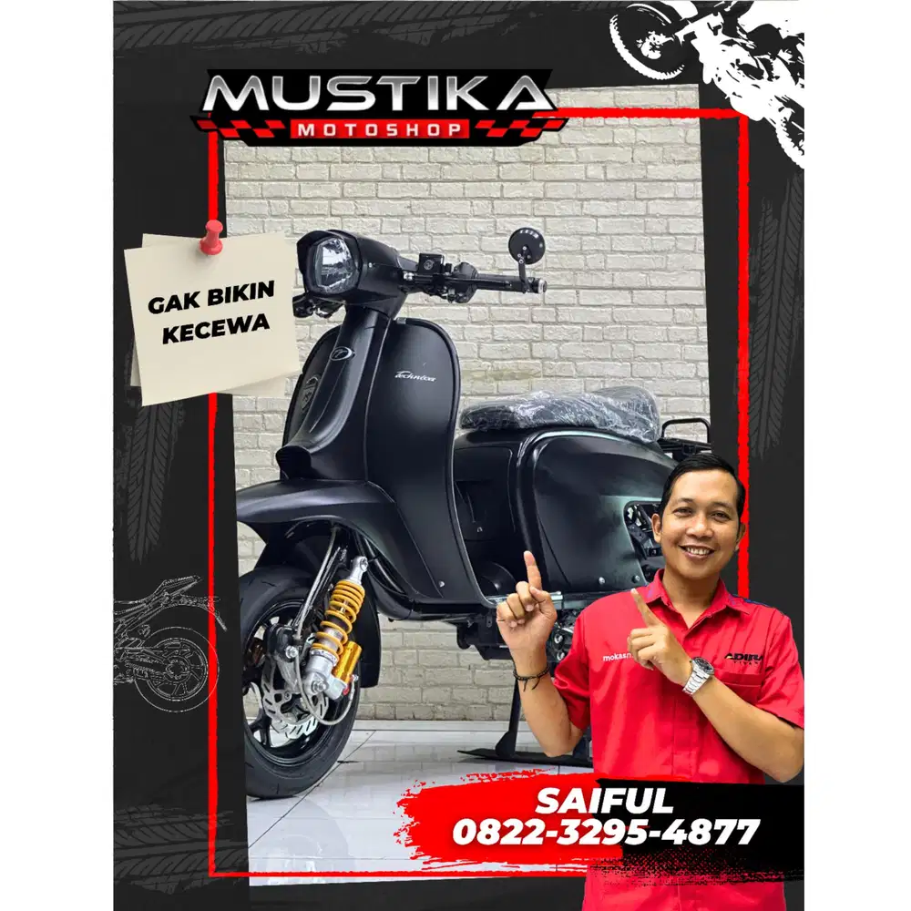 Odo 2rb Simpenan!!Scomadi Tecnica 200L 2024 N Kota Mulus-Mustika