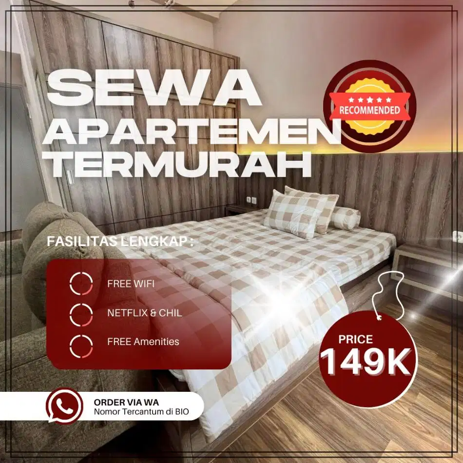 Sewa apartemen Bekasi Utara Springlake Summarecon Harian & Transit