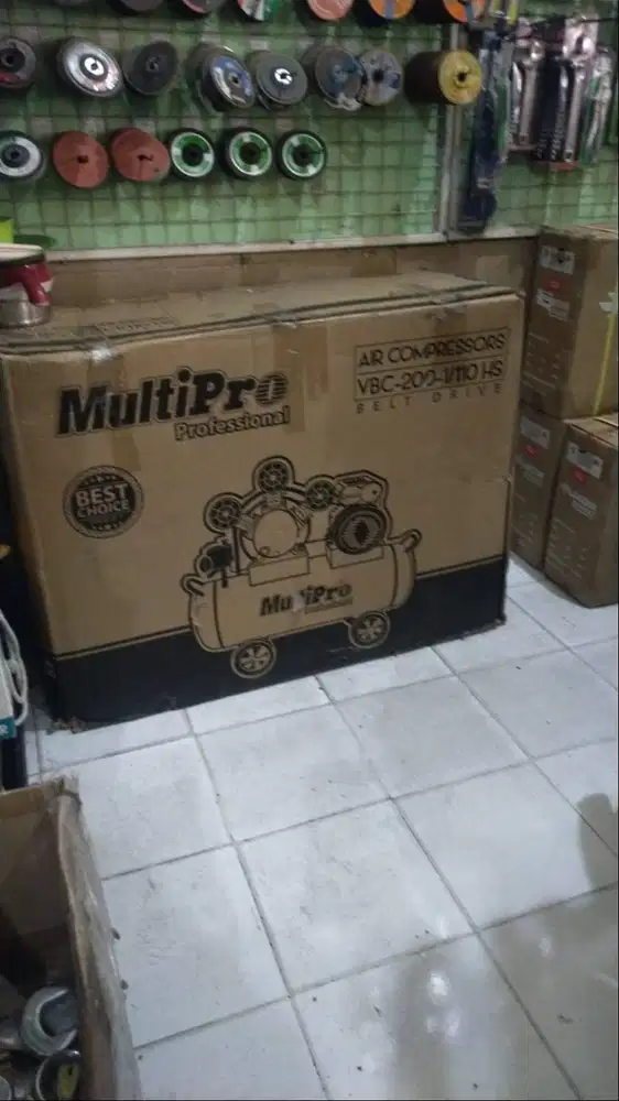 MULTIPRO VBC200-1/110HS Mesin Kompresor Unloading 110L + Dinamo Motor