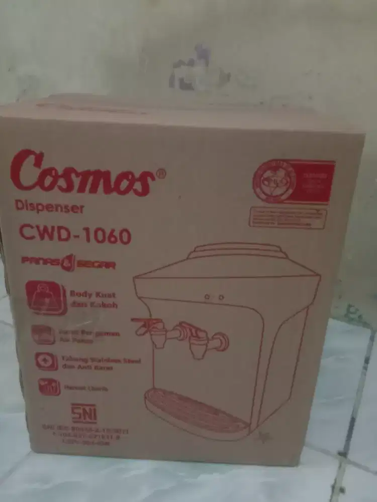 Jual Dispenser BARU merk Cosmos type Hot&Normal
