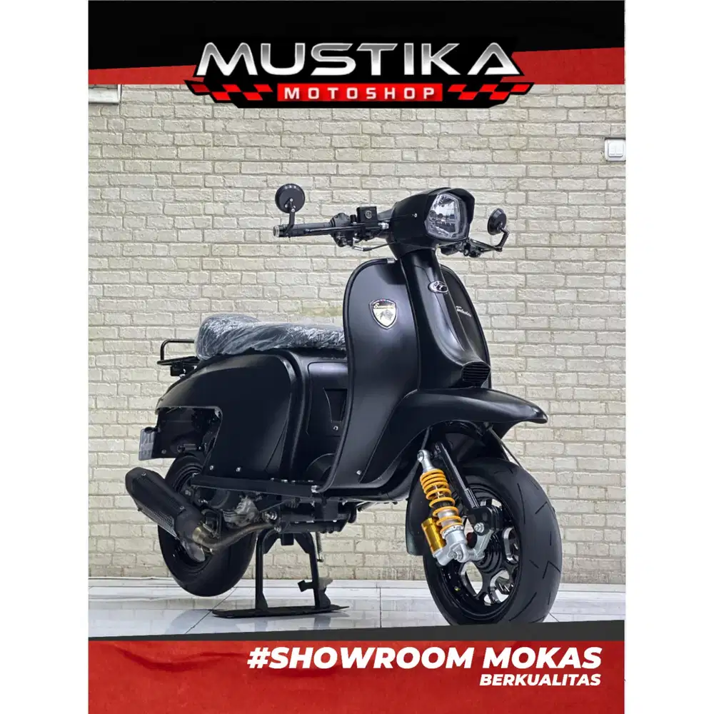 Odo 2rb Simpenan!!Scomadi Tecnica 200I 2024 Black N Kota Mulus-Mustika