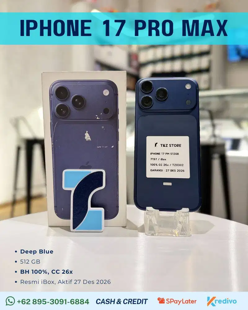 IPHONE 17 PRO MAX 512 GB - DEEP BLUE