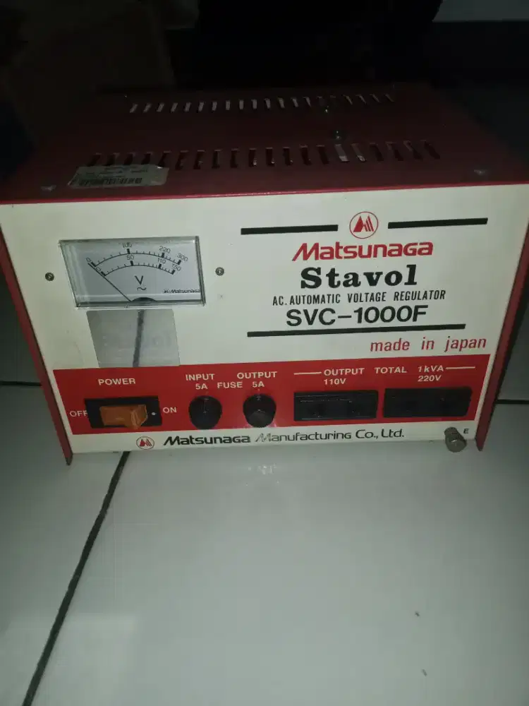 Stavol Matsunaga  SVC-1000 F Made in jepang