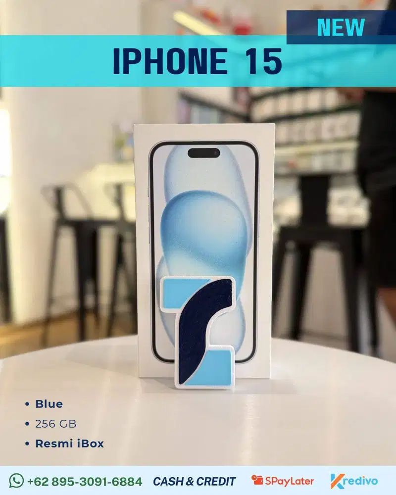 IPHONE 15 256 GB - BLUE NEW SEGEL