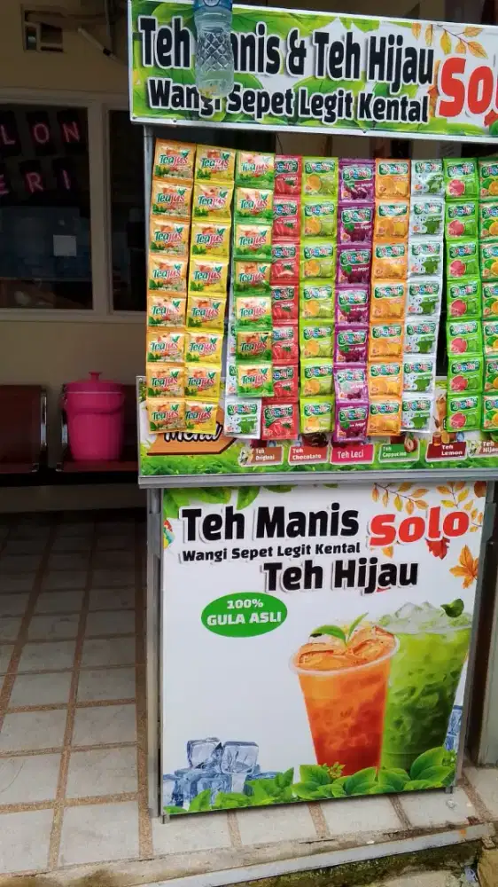 Dijual perlengkapan dagang esteh solo