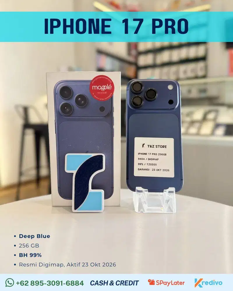 IPHONE 17 PRO 256GB - DEEP BLUE