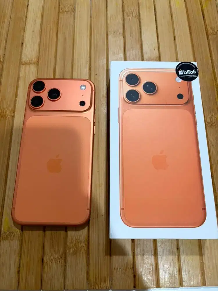JUAL iPhone 17 Pro Max 256GB Cosmic Orange - Garansi Resmi Panjang