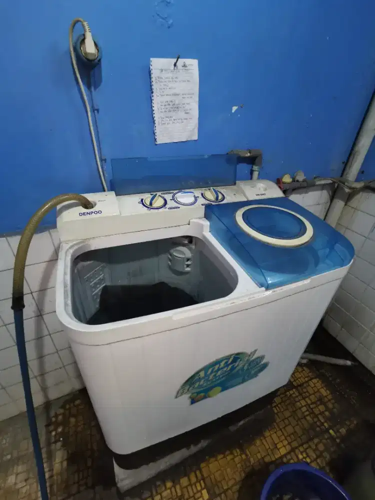 Mesin cuci denpoo 2 tabung
