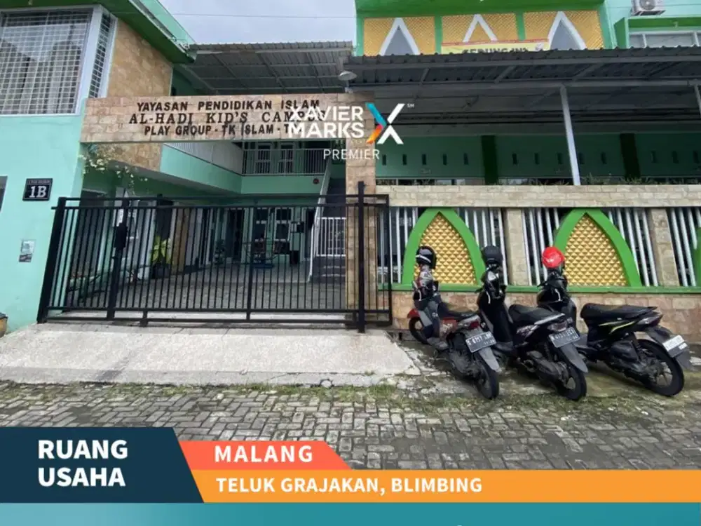Dijual Ruang Usaha Akses Mudah Bangunan Terawat di Teluk Grajakan Malang