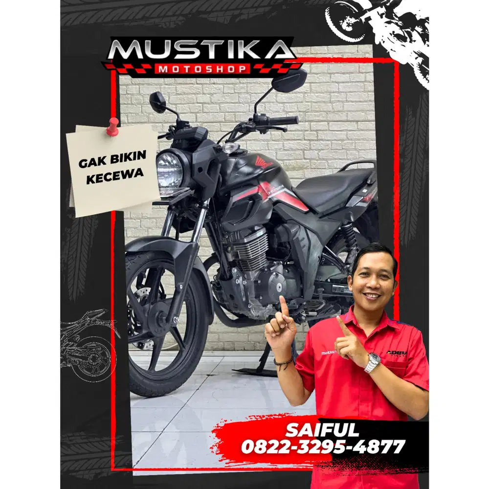 Perfect Condition!!Honda CB150Versa 2023 Black N Asli Mulus-Mustika