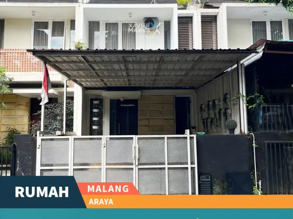 Dijual Rumah Modern Furnished Bisa Untuk Usaha di Araya Malang