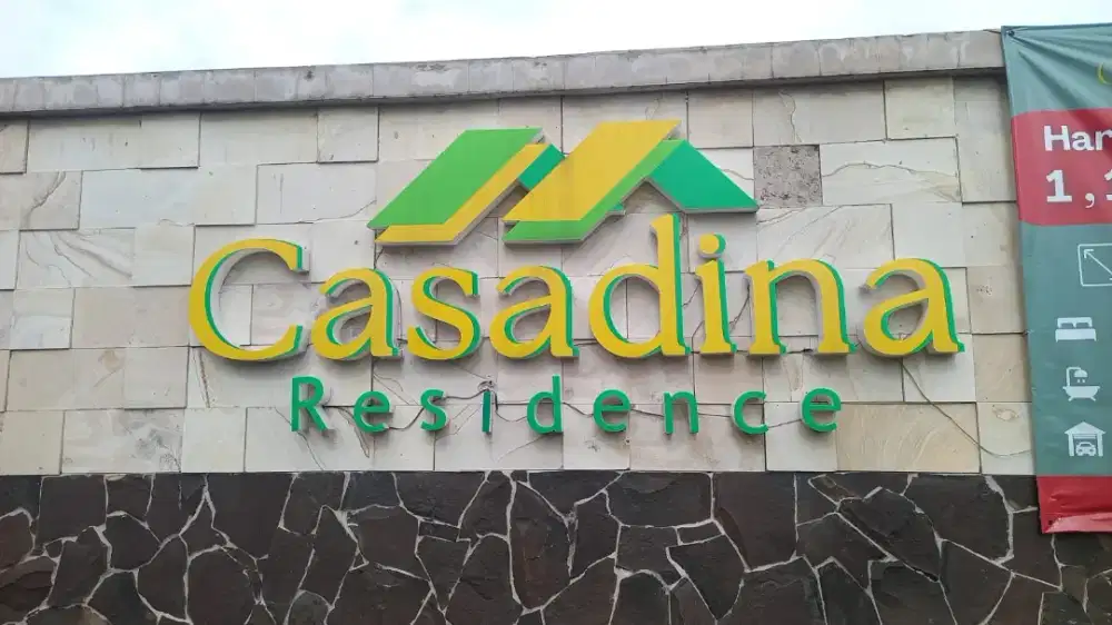 Jual huruf timbul nama cluster,perumahan dll bisa custom