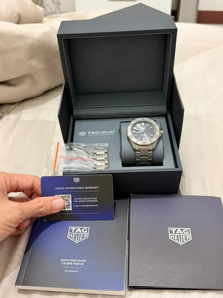Tag Heuer Aquaracer solargraph titanium