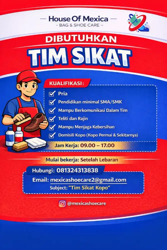 LOWONGAN PEKERJAAN TIM SIKAT