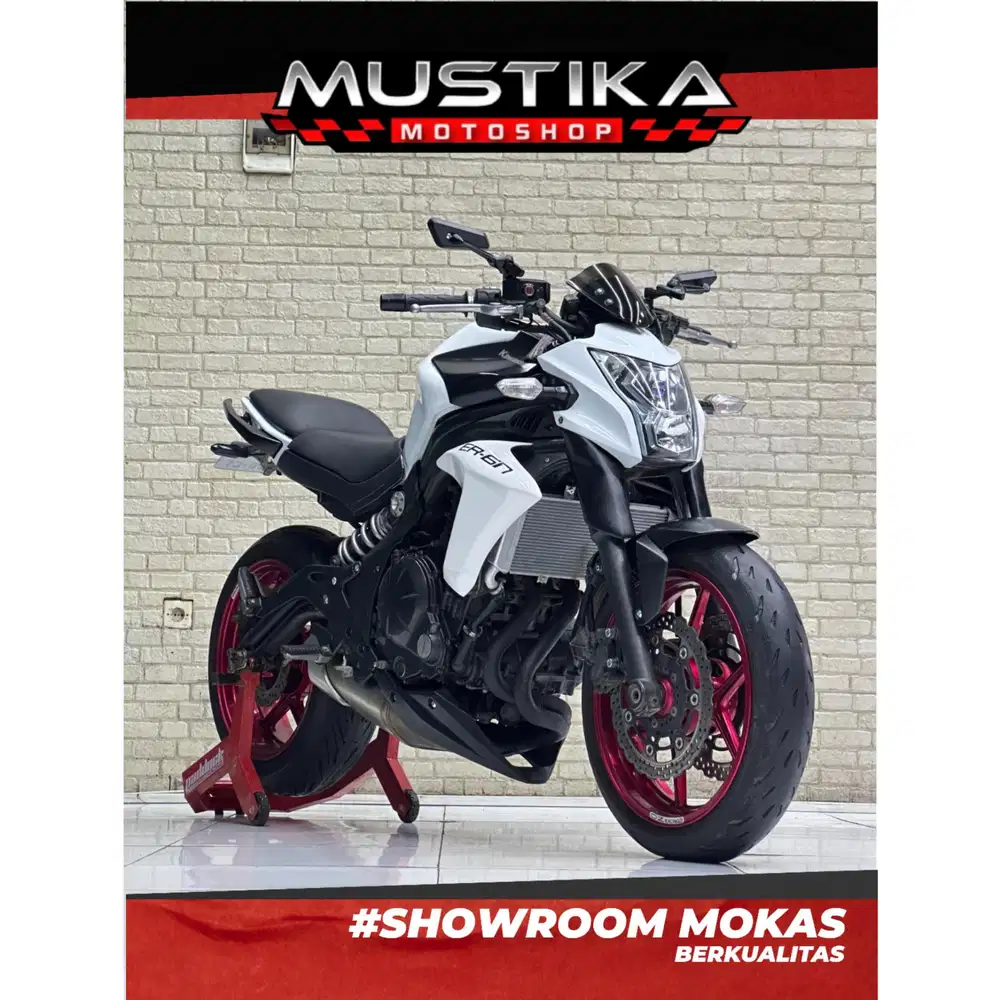 Perfect Condition!!Kawasaki ER6N 2012 White Plat Jatim Mulus-Mustika