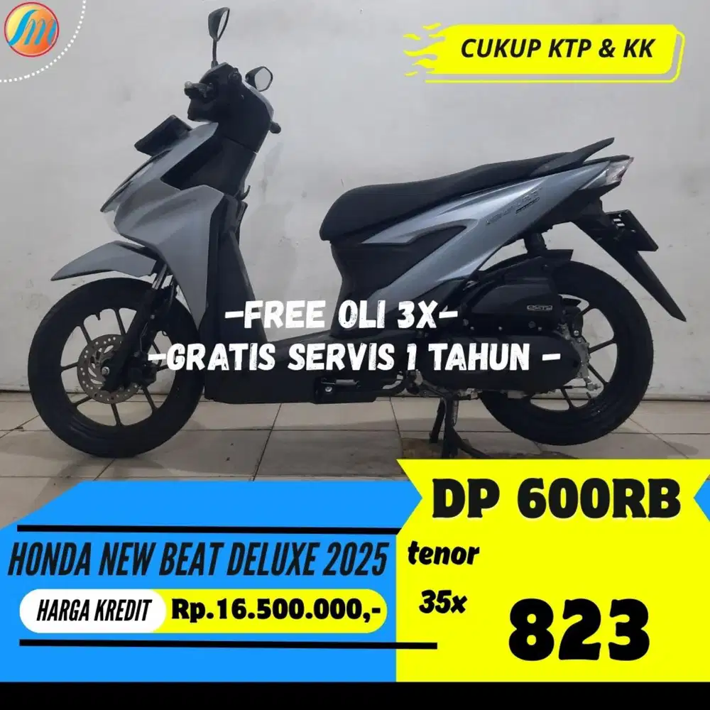 HONDA NEW BEAT DELUXE 2025 KREDIT DP 600RIBU ANGSURAN SANGAT RINGAN