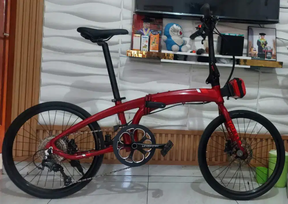 Sepeda lipat Tern verge D9 uk 20+ upgread