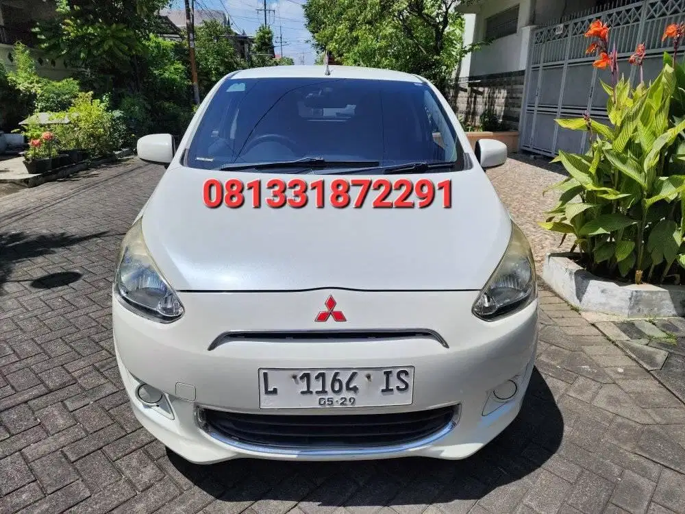 MITSUBISHI MIRAGE 1.2 GLS MATIC 2013 PUTIH ORIANN
