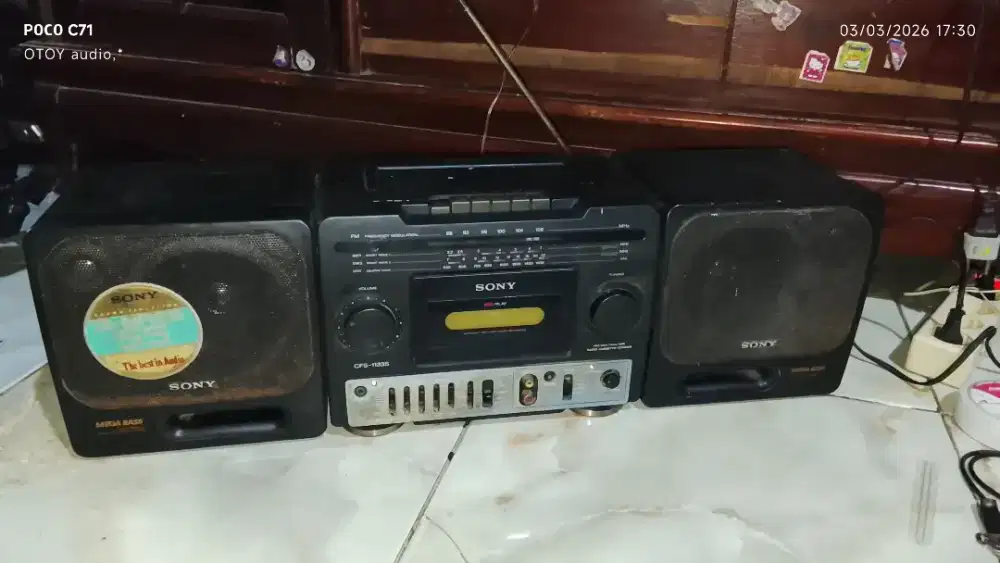 Mini compo Sony jadul