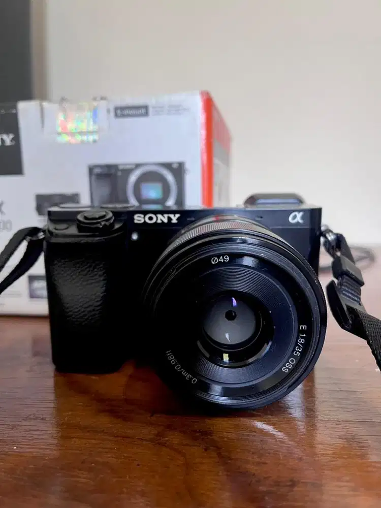 Sony a6000 + lensa sony 35mm oss