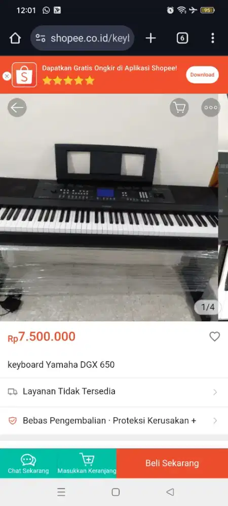 Piano grand Dgx - 650
