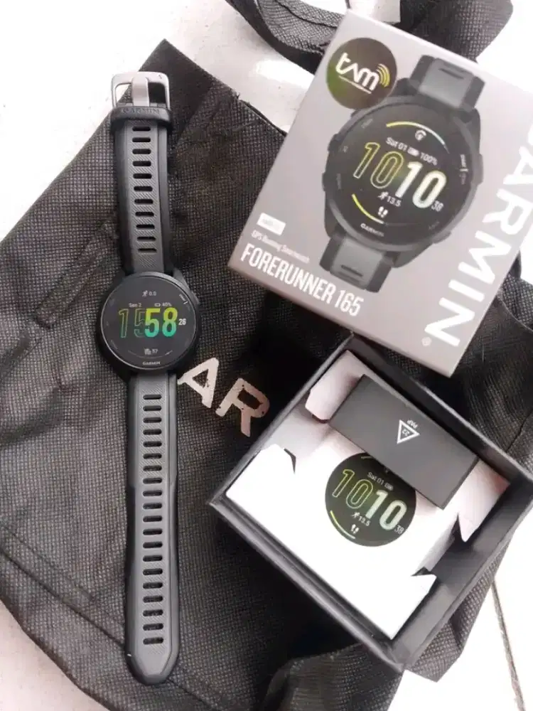 GARMIN FORRUNNER 165 BLACK SLATE