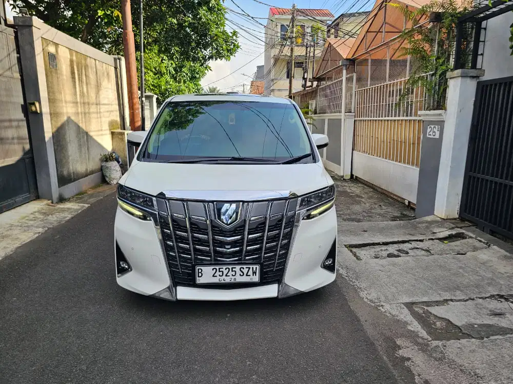 TDP 5JT ANGSURAN TERMURAH TOYOTA ALPHARD G ATPM 2018 PAJAK PANJANG