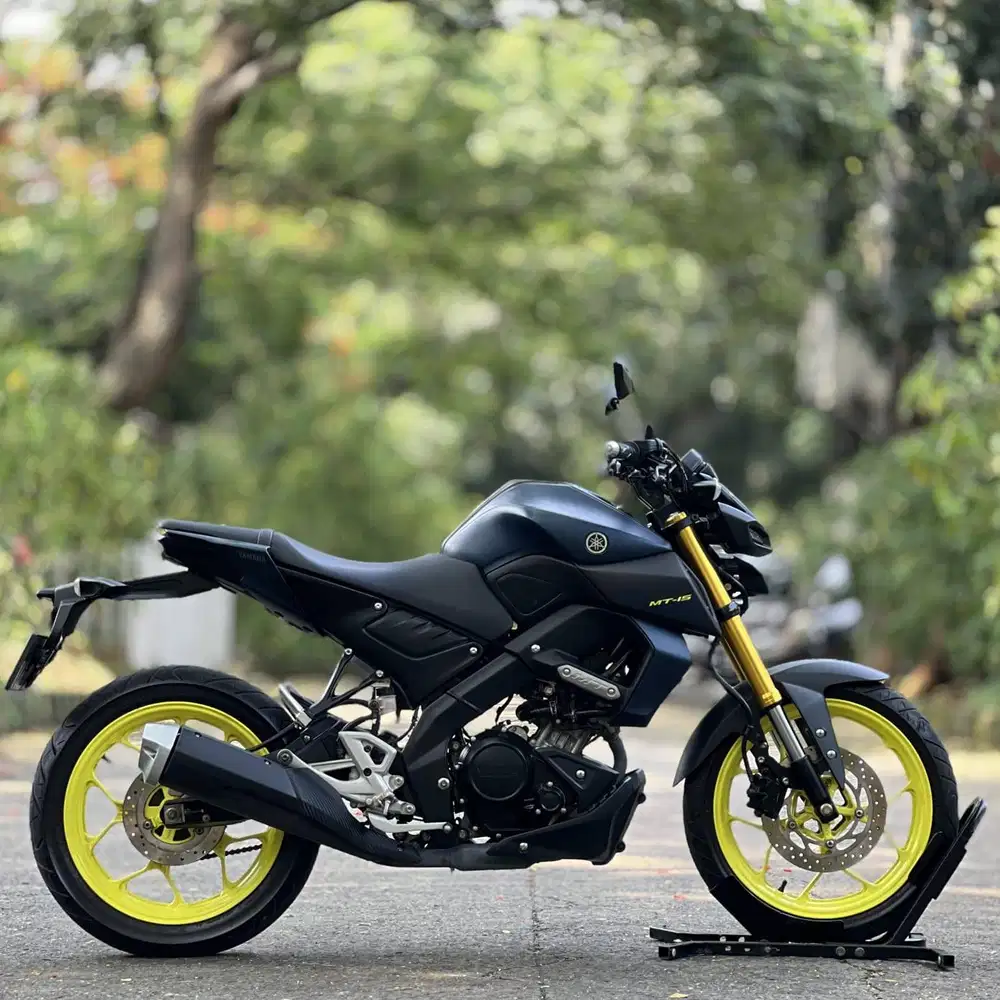 YAMAHA MT15 2019 BIRU KM LOW RASA BARU