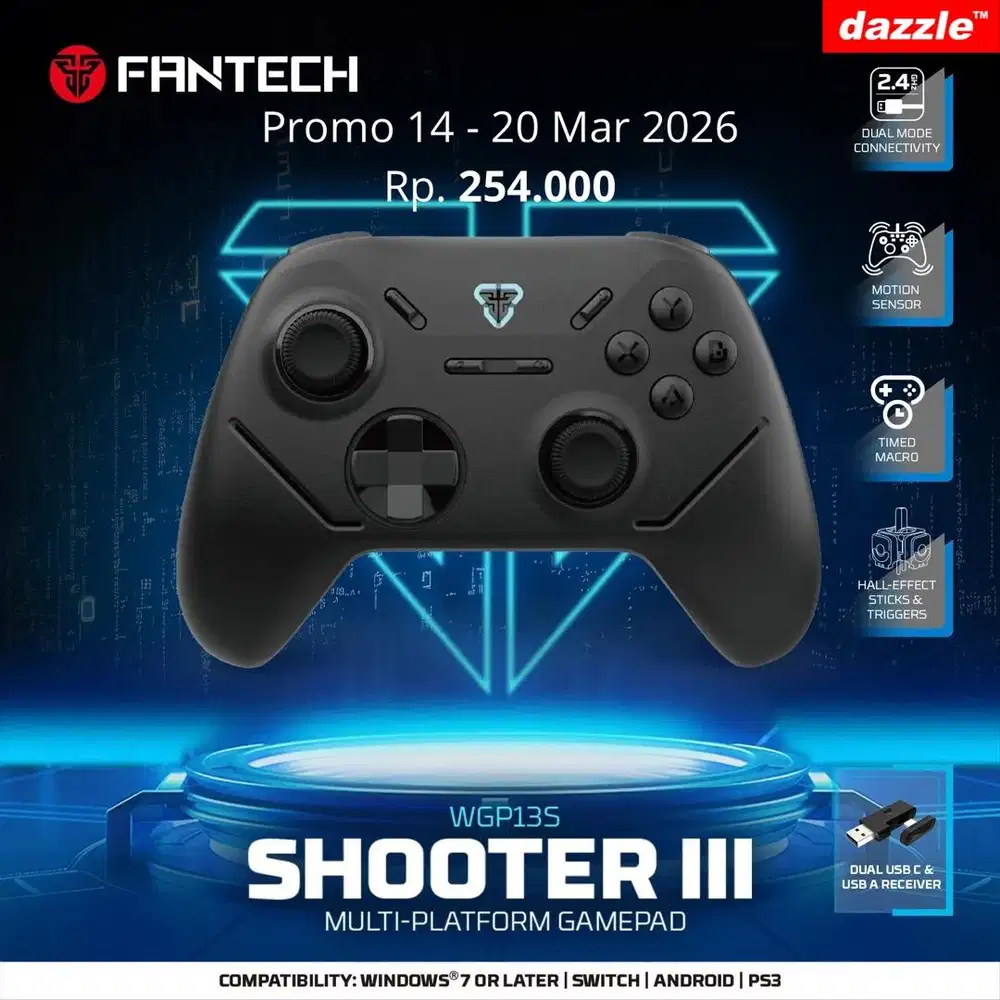 Gamepad Fantech WGP13S black