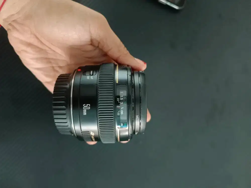 LENSA CANON 50MM F1.4 USM SIAP PAKAI