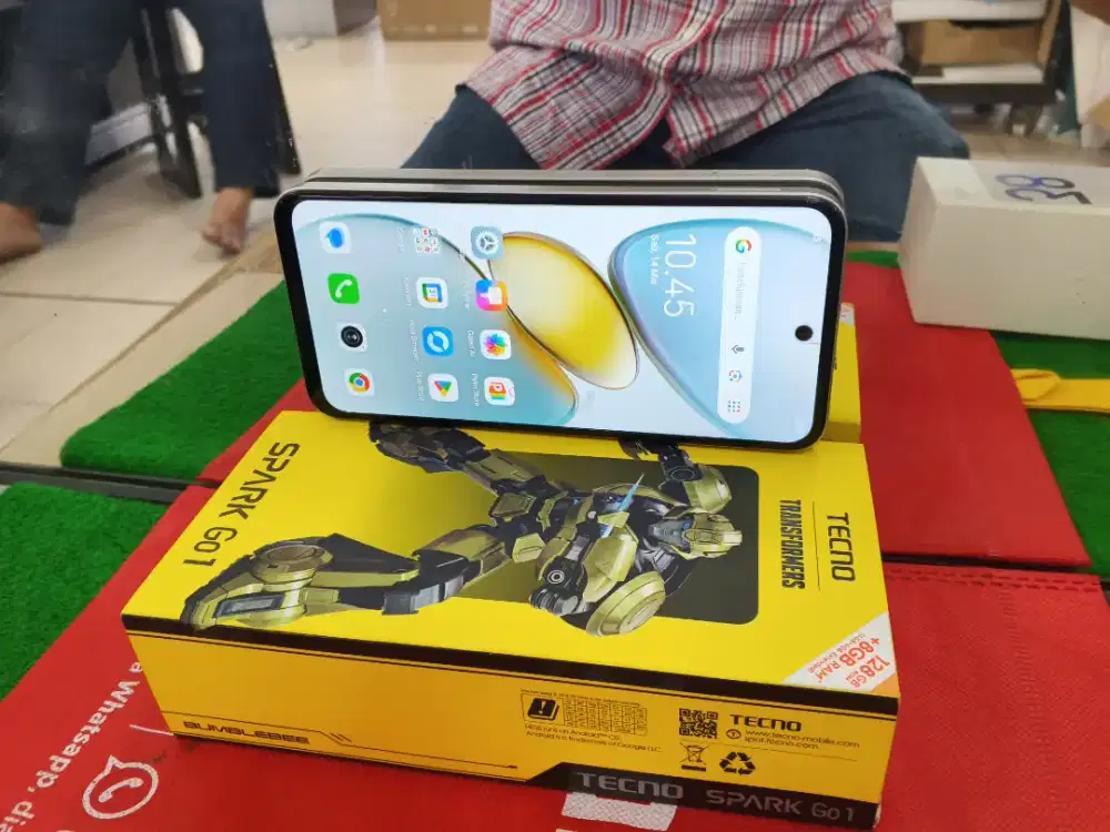 Tecno Spark G1 Ram 4 /128 gb mulus lengkap no minus