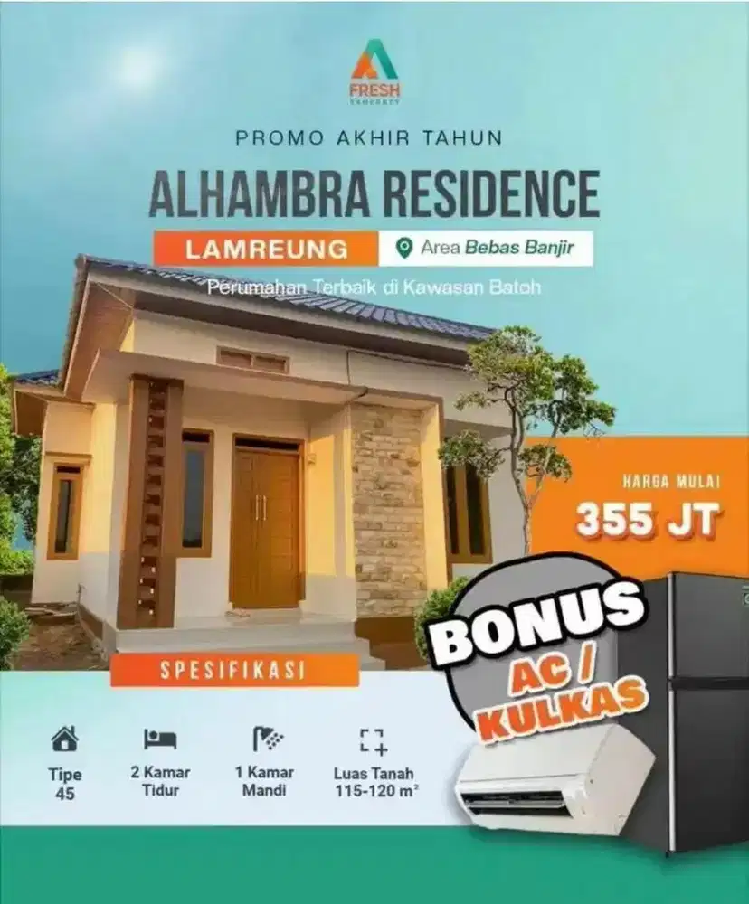 Rmh minimalis type 45 gampong lamreung lampenerut dkt terminal batoh