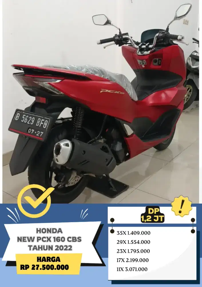 NEW PCX 160 CBS TAHUN 2022 KM 10rb!!