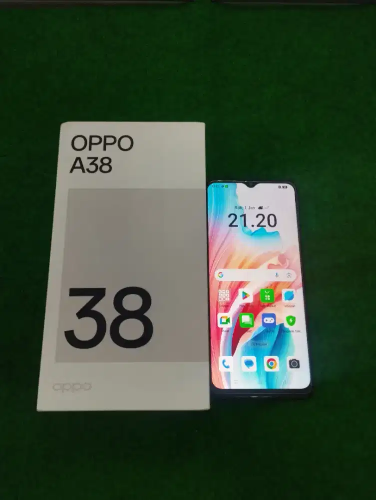 oppo A38 ram 6/128gb lengkap mulus