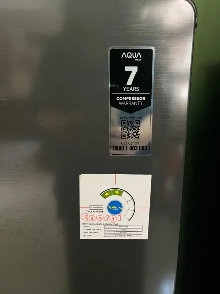 Jual kulkas aqua 1 Pintu
