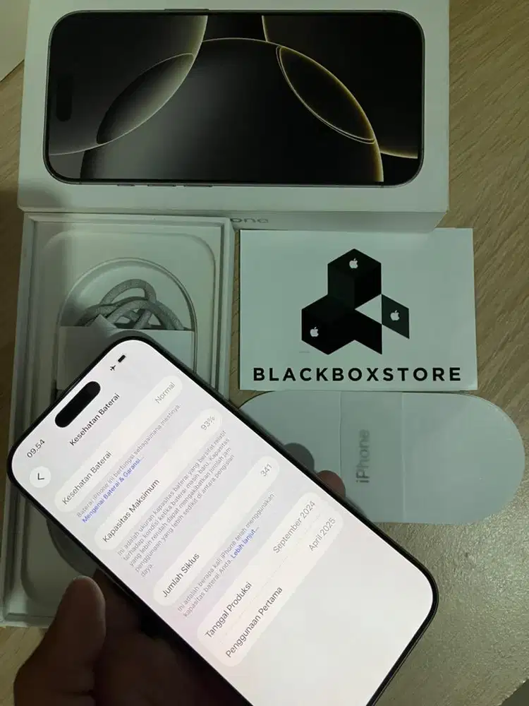 IPHONE 16 PRO IBOX 128GB RESMI NATURAL TITANIUM