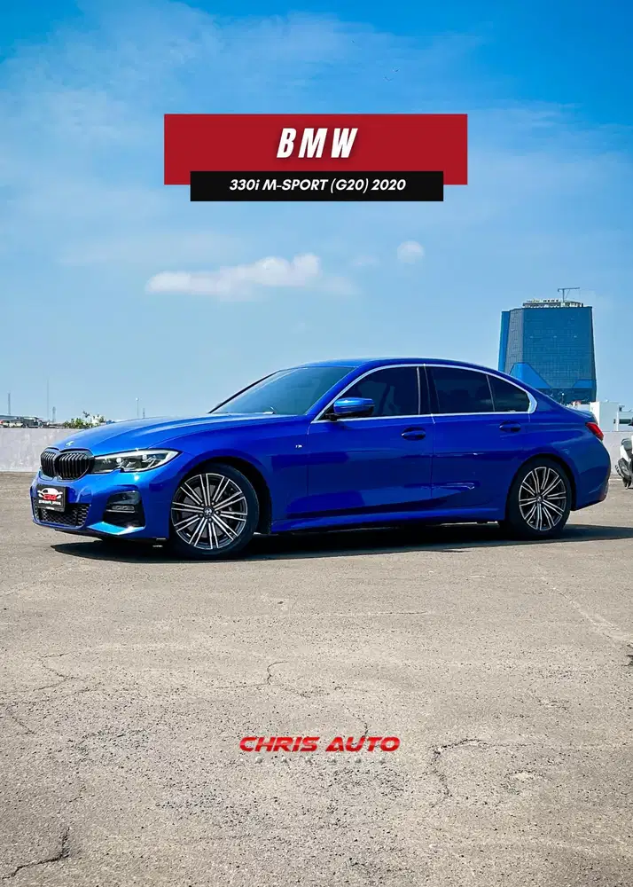 Portimao Blue, BMW 330i M-SPORT (G20) 2020 / 2019 320i