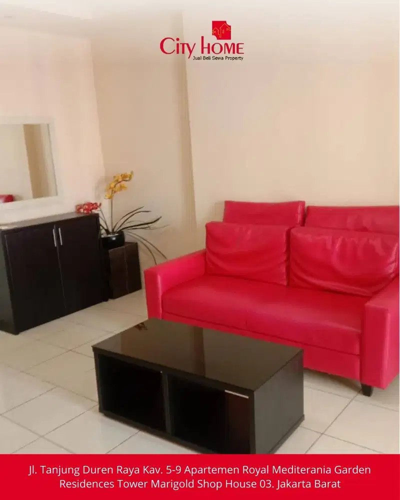 Jual Apartemen Mediterania Garden Residences 2 - Full Furnished