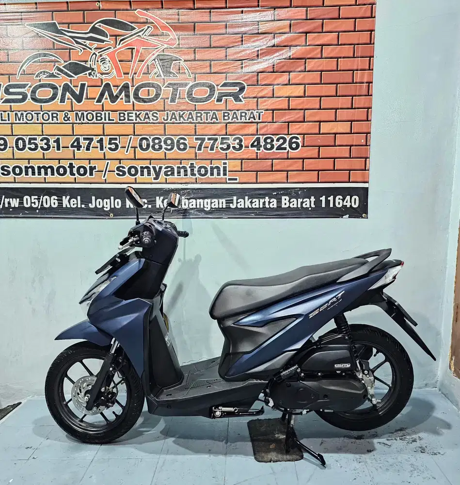 ISTIMEWA! HONDA NEW BEAT KEYLESS SMART KEY CBS ISS LED 110 2025 BIRU