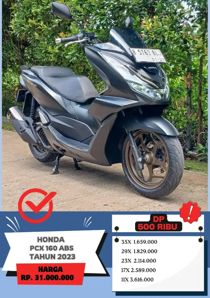 Honda PCX 160 ABS 2023 (DP 500 Ribu!)