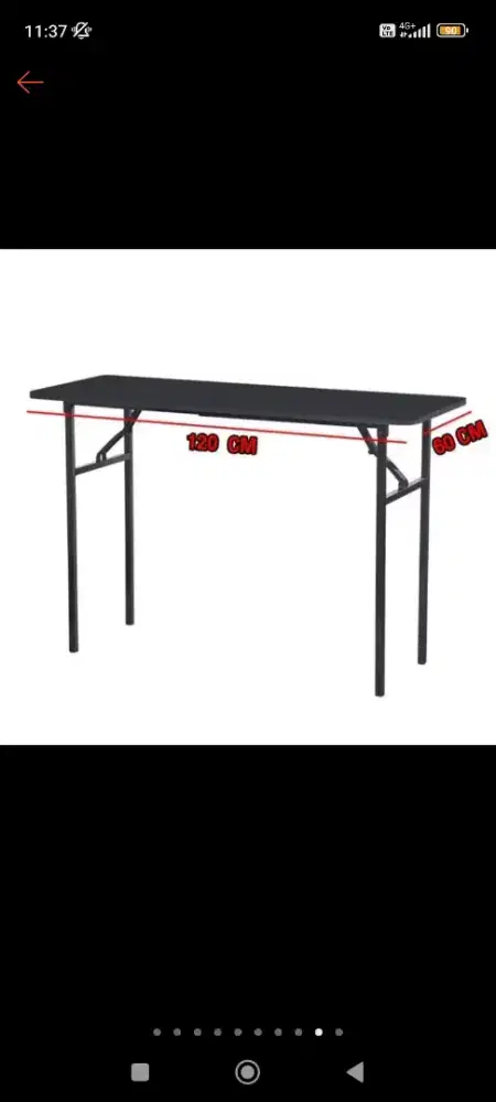 Di jual Meja Lipat Portable