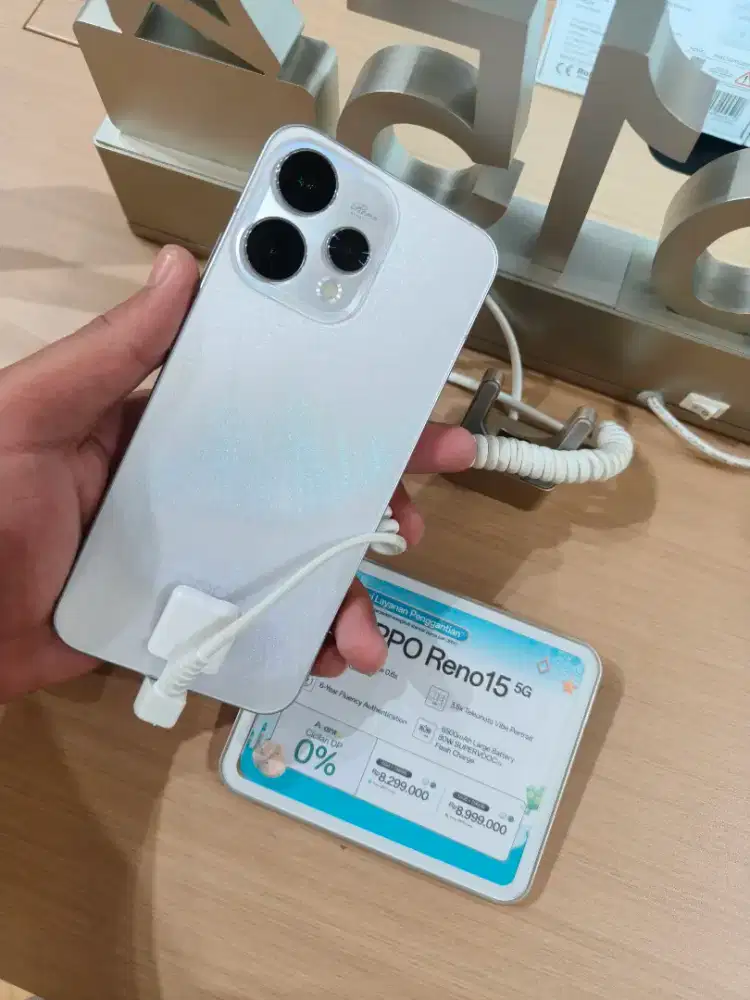 oppo reno 15 5G 8/256gb new segel garansi resmi