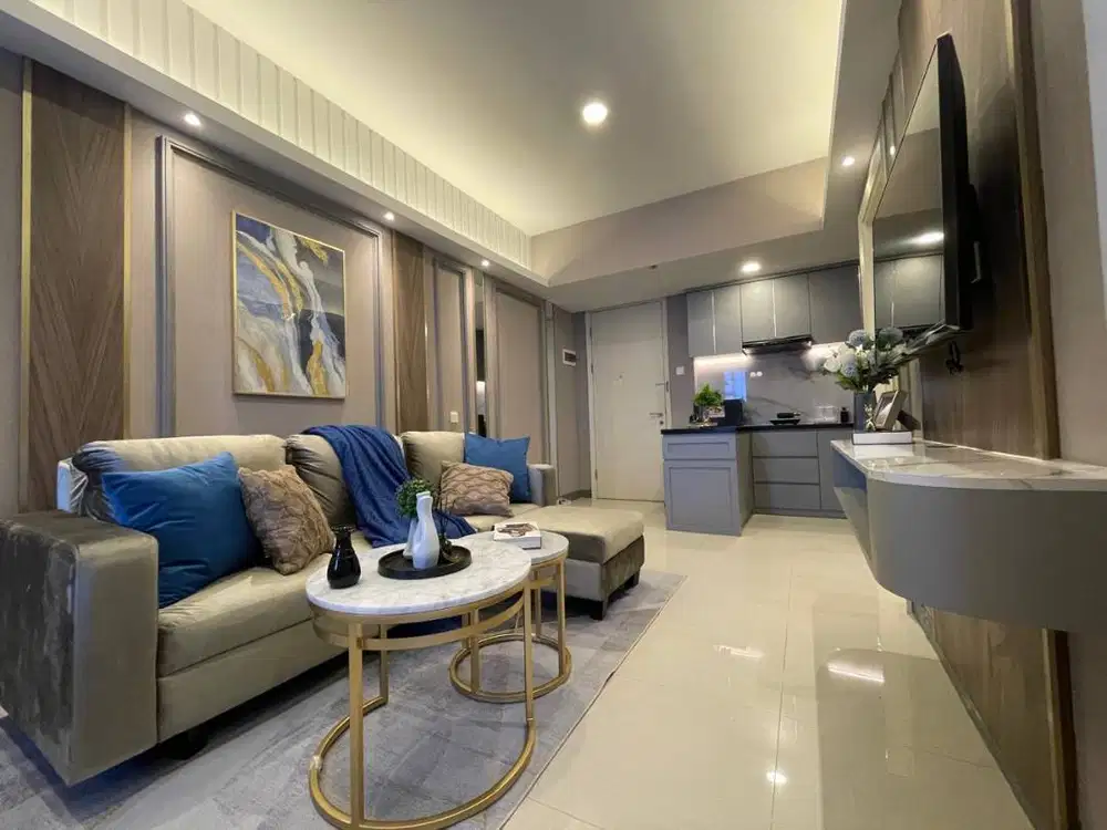 DISEWAKAN APARTEMEN BENSON 2BR INTERIOR LUXURY LOW FLOOR CONNECT MALL