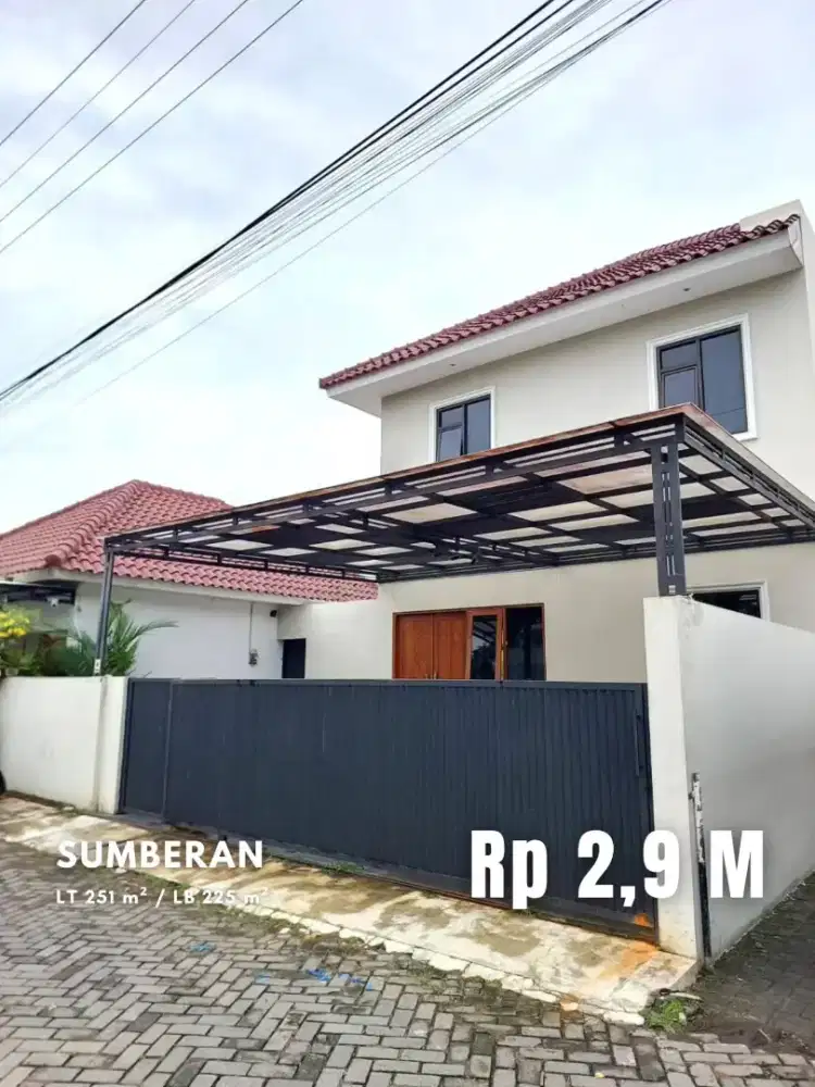 Dijual Rumah Asri Halaman Luas dekat Jalan Godean