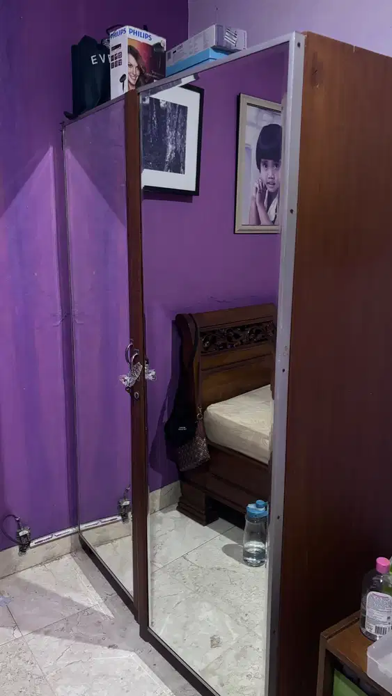 Jual Lemari Jati 2 Pintu