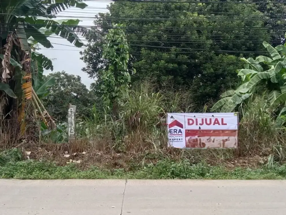 Dijual Tanah Kavling Luas Pinggir Jalan Besar Di Bogor
