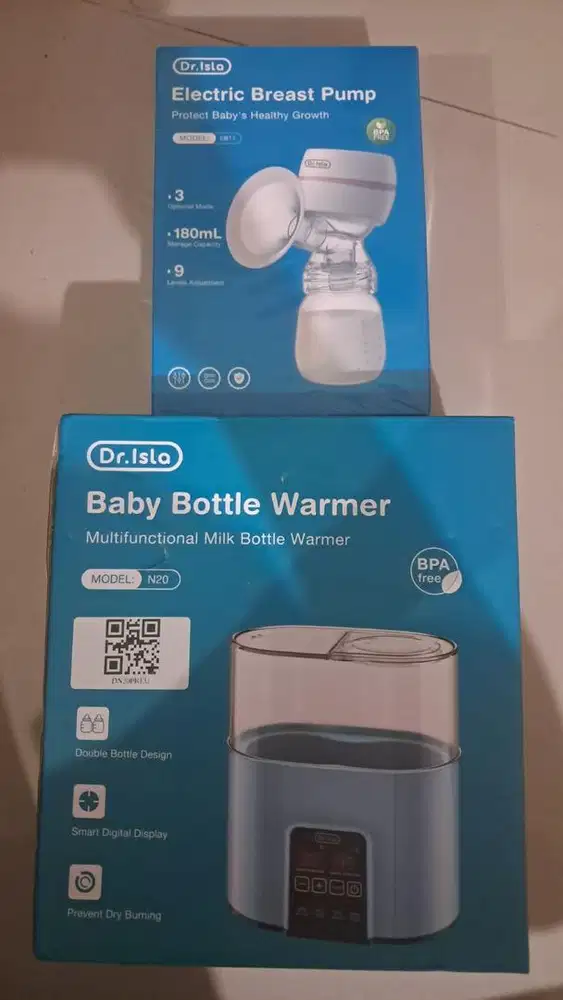 Paketan pumping dr isla dan bottlewarmer Dr isla