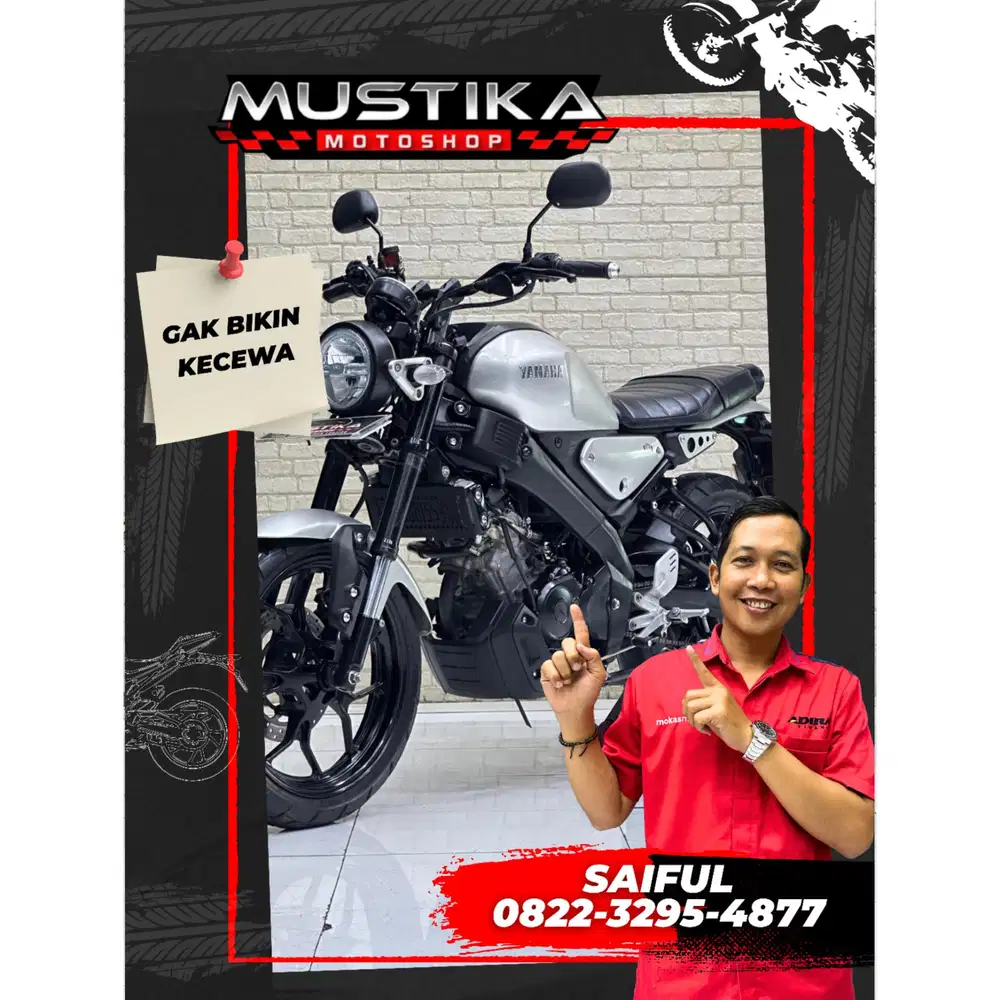 Perfect Condition!!Yamaha XSR 155cc 2023 Plat jatim Mulus-Mustika