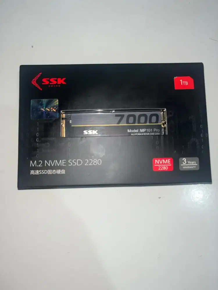 SSD SSK M.2 NVMe Gen 4 - 1TB 7400MB/s (NEW)