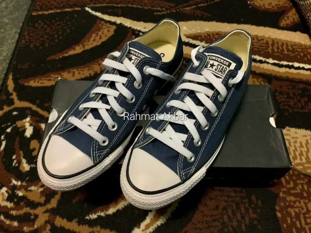 Converse All Star Ox Navy - Original / BNIB - Size 40 / 25.5cm